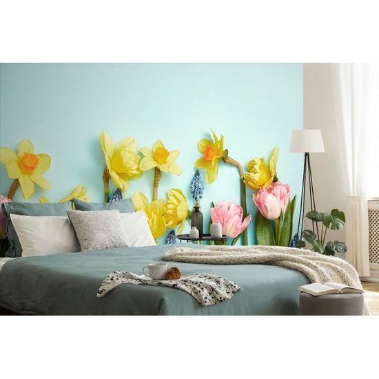 Fototapeta rozmanitosť jarných kvetov