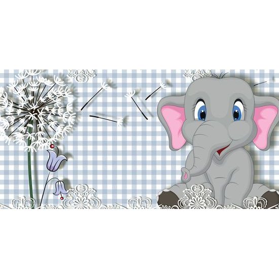 Obraz sloník v detskom prevedení