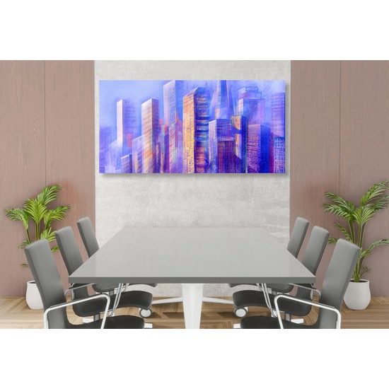 Obraz rušné veľkomesto