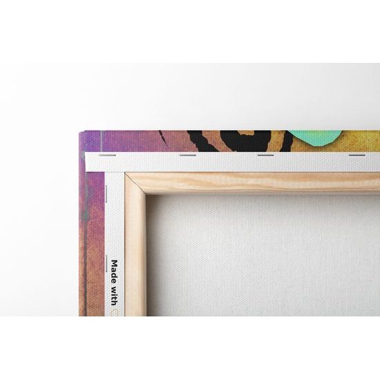 Obraz umelecké kvety vo vintage prevedení