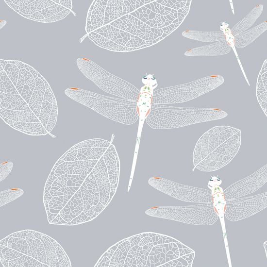 Tapeta lietajúce vážky nad hladinou