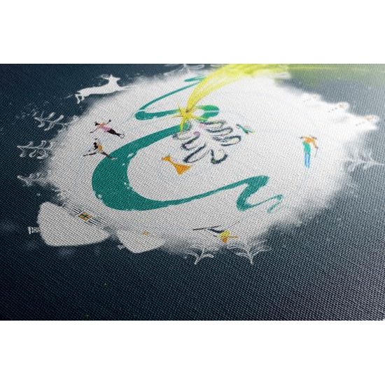 Obraz zimné radovánky