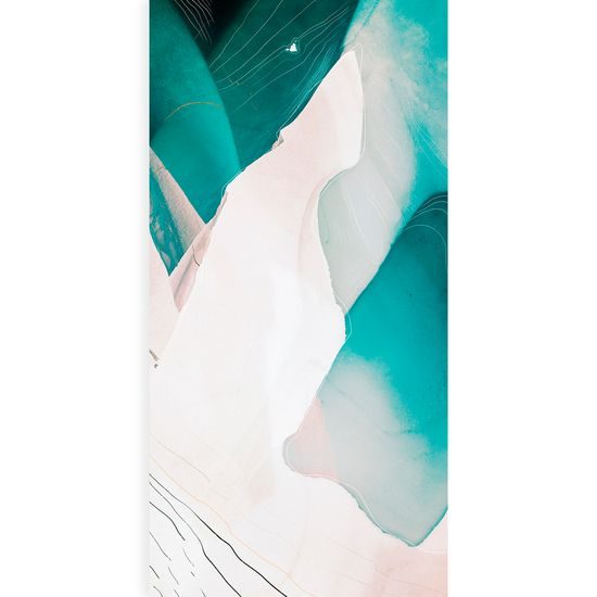 Obraz zaujímavá modrá abstrakcia