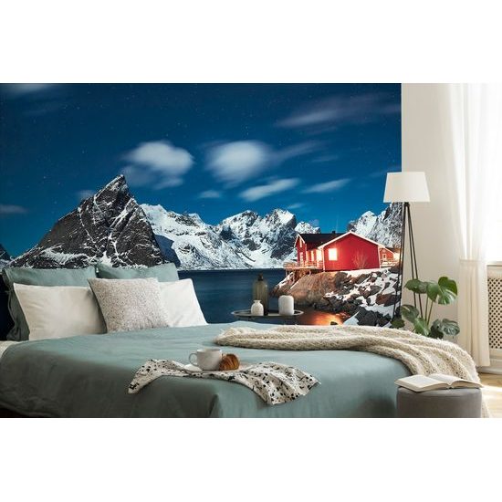 Fototapeta nádherné nočné Lofoty