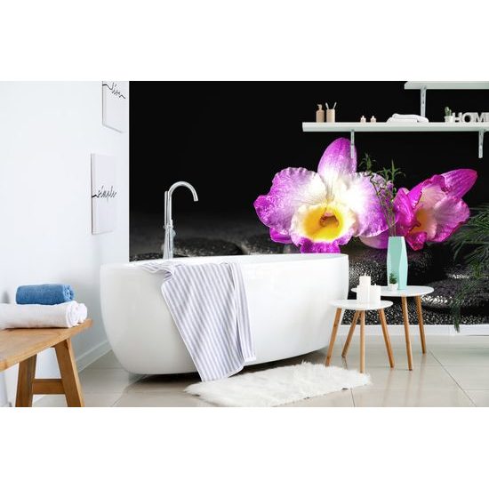 Tapeta relaxačné zátišie s orchideou