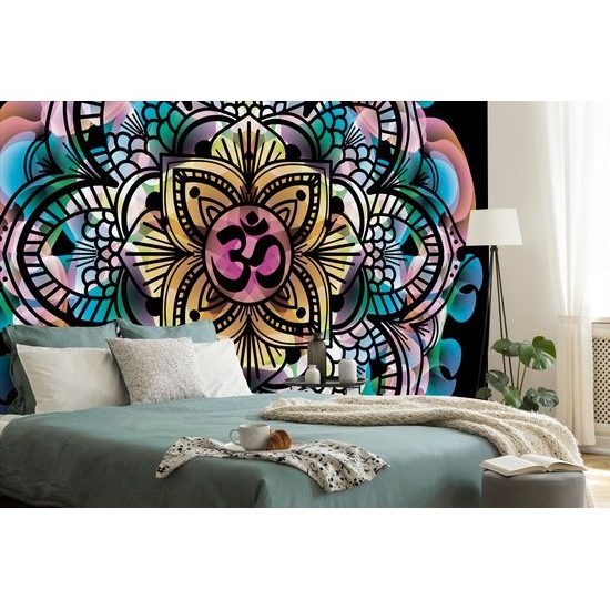 Samolepiaca tapeta abstraktná Mandala