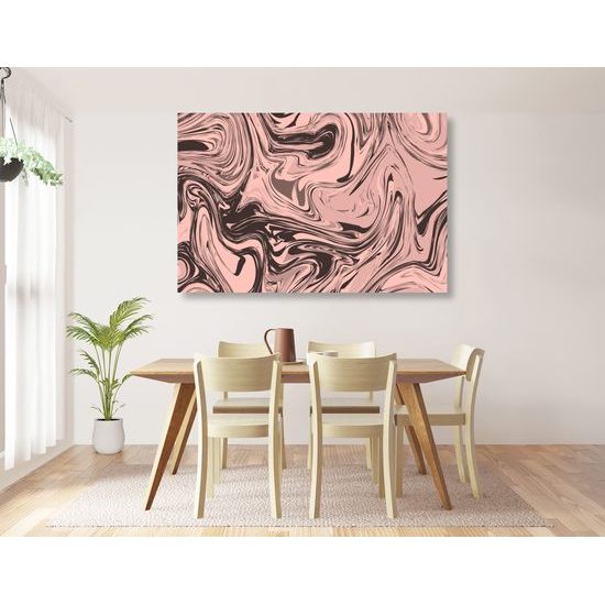 Obraz ružová umelecká abstrakcia