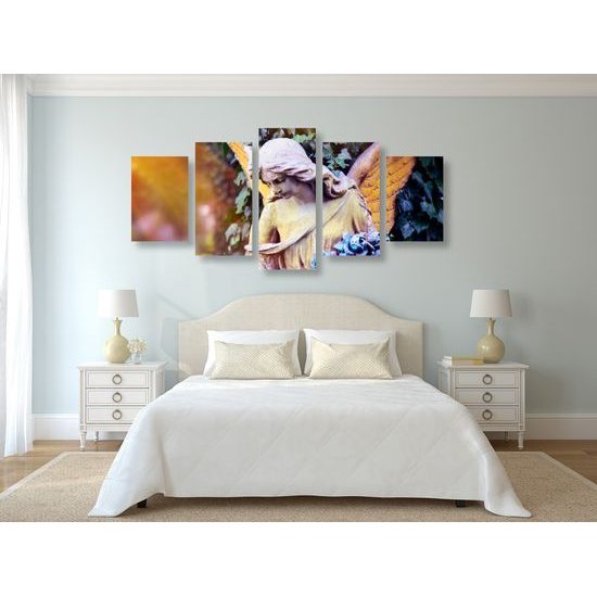 5-dielny obraz impozantný anjel