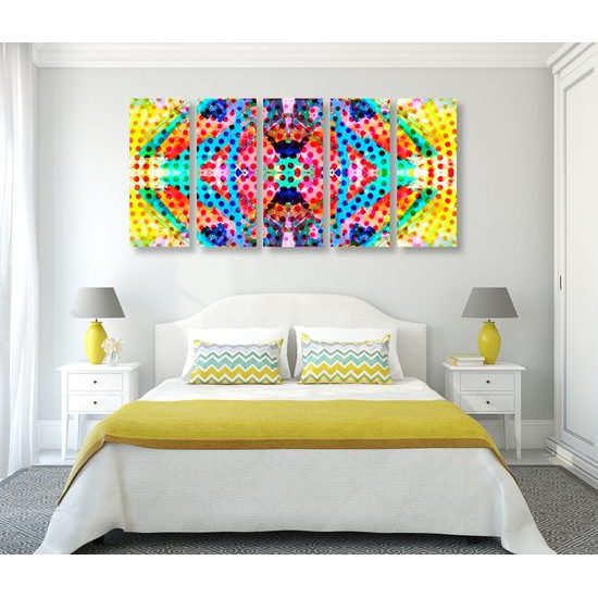 5-dielny obraz grafické umelecké dielo