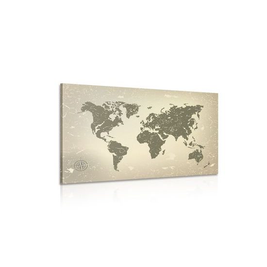 Obraz vintage mapa