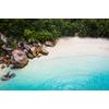 Samolepící fototapeta pláž v exotických Seychelách