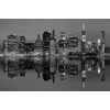 Fototapeta černobílý noční Manhattan