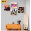 Set obrazů pestrobarevné podoby metropole