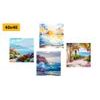 Set obrazů přímořská krajina