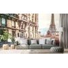 Samolepící tapeta retro pohled na Eiffelovu věž