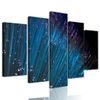 5-dílný obraz moderní abstrakce