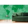 Samolepící tapeta historická mapa světa v zeleném provedení