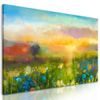 Obraz olejomalba louky v záři slunce