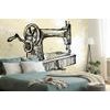 Tapeta starožitný šicí stroj