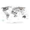 Samolepící tapeta mapa s vyznačenými oceánmi