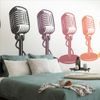Tapeta barevné mikrofony