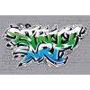 Samolepící tapeta moderní graffiti