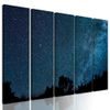 5-dílný obraz nepřebadaný vesmír