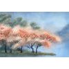 Samolepící tapeta nádherné kvetoucí stromy