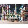 Zajímavá samolepící tapeta rušná ulice New Yorku