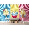 Tapeta pestrobarevný cupcake