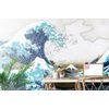 Tapeta imitace Velké vlny z Kanagawa - K. Hokusai