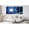 5-dílný obraz okouzlující vesmír
