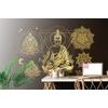Tapeta Buddha ve zlatém provedení