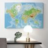 Obraz na korku mapa světa