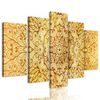 5-dílný obraz umělecká Mandala
