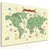Obraz pohádková mapa světa