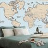 Samolepící tapeta jemná mapa s tělovým okrajem