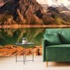 Krásná samolepící fototapeta horské jezero