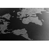Obraz vintage mapa v černobílém provedení
