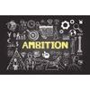 Tapeta s motivačním nápisem Ambition