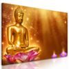 Obraz Buddha u lotosových květin