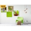 Set obrazů Feng Shui v zeleném provedení