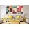 5-dílný obraz umělecká abstrakce