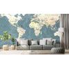 Samolepící tapeta přehledná mapa světa
