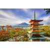 Samolepící fototapeta fotogenická Chureito Pagoda s horou Fuji
