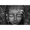 Obraz abstraktní Buddha v černobílém provedení