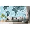 Tapeta nádherná mapa v odstínech modré