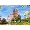 Obraz nádherná Barcelonská katedrála