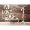 Stylová samolepící tapeta Live Love Laugh
