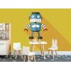 Samolepící tapeta zábavný robot